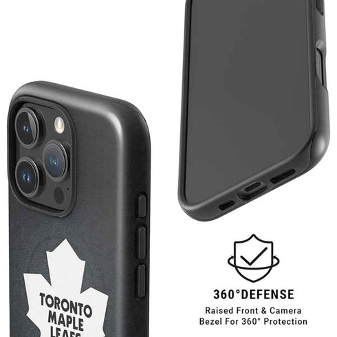 NHL Toronto Maple Leafs Black Background iPhone 16 Pro Magsafe Impact Case
