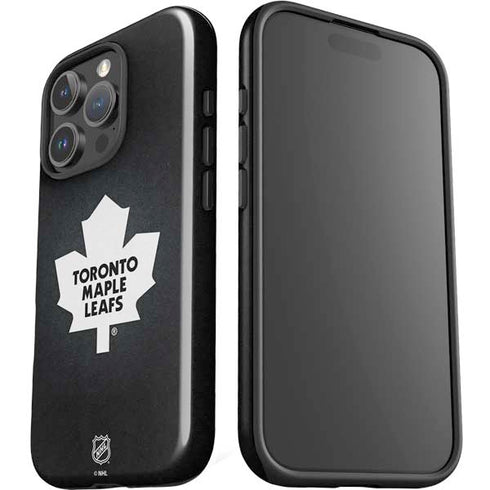NHL Toronto Maple Leafs Black Background iPhone 16 Pro Max Impact Case
