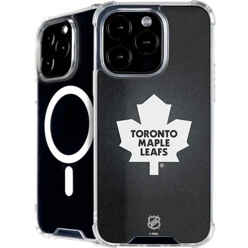 NHL Toronto Maple Leafs Black Background iPhone 16 Pro Max MagSafe Case