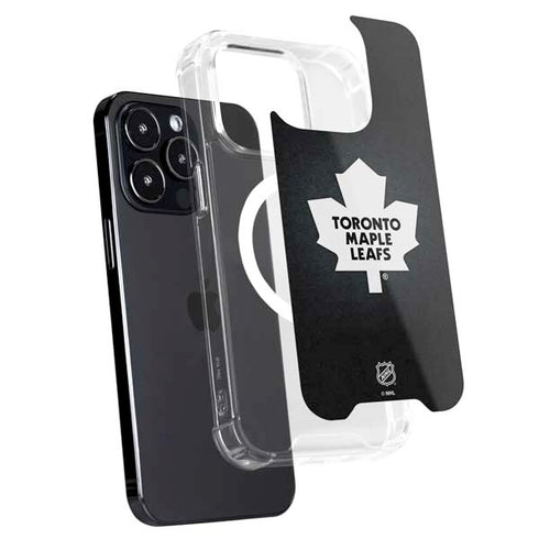 NHL Toronto Maple Leafs Black Background iPhone 16 Pro Max MagSafe Case