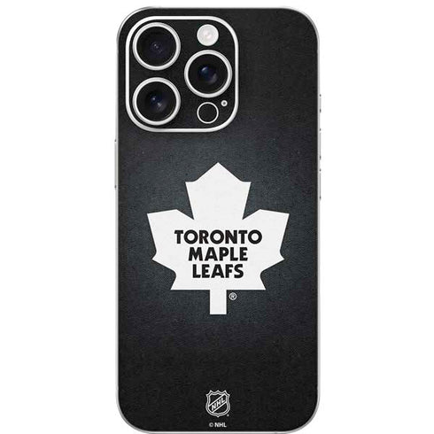 NHL Toronto Maple Leafs Black Background iPhone 16 Pro Skin