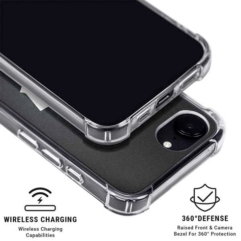 NHL Toronto Maple Leafs Black Background iPhone 16e Clear Case