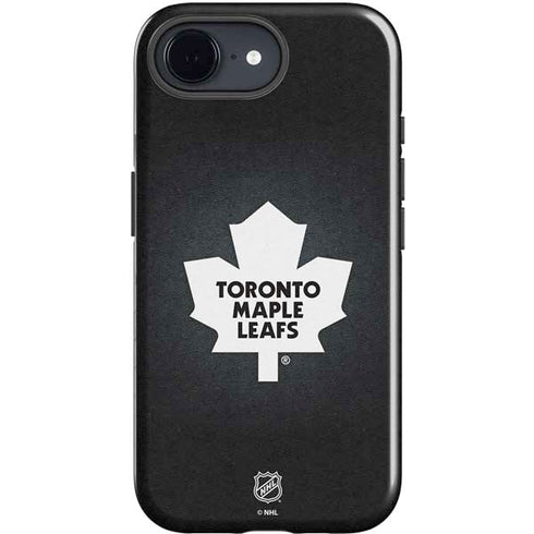 NHL Toronto Maple Leafs Black Background iPhone 16e Impact Case