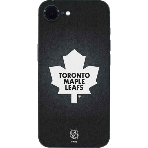NHL Toronto Maple Leafs Black Background iPhone 16e Skin