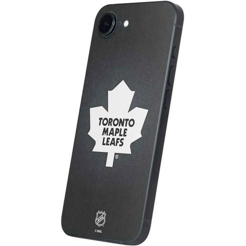 NHL Toronto Maple Leafs Black Background iPhone 16e Skin