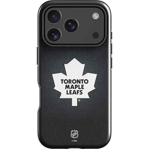 NHL Toronto Maple Leafs Black Background iPhone 18 Pro Impact Case