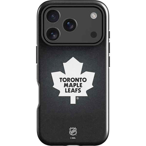 NHL Toronto Maple Leafs Black Background iPhone 18 Pro Max Impact Case