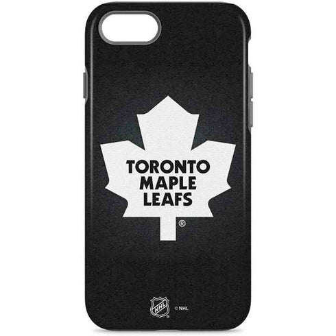NHL Toronto Maple Leafs Black Background iPhone Cases