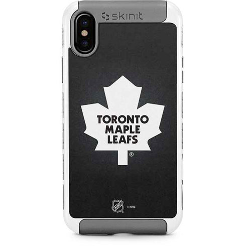 NHL Toronto Maple Leafs Black Background iPhone Cases