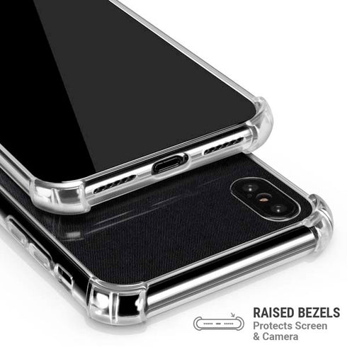 NHL Toronto Maple Leafs Black Background iPhone X/XS Clear Case