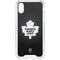 NHL Toronto Maple Leafs Black Background iPhone XS Clear Case