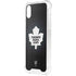 NHL Toronto Maple Leafs Black Background iPhone XS Clear Case