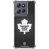 NHL Toronto Maple Leafs Black Background Moto G 5G (2025) Clear Case