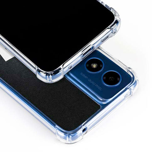 NHL Toronto Maple Leafs Black Background Moto G 5G (2024) Clear Case