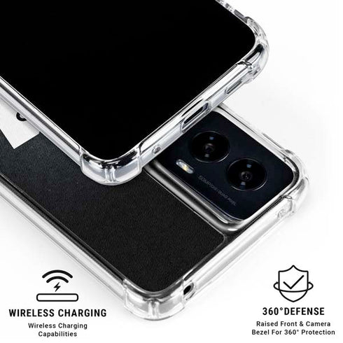 NHL Toronto Maple Leafs Black Background Moto G Power 5G (2024) Clear Case