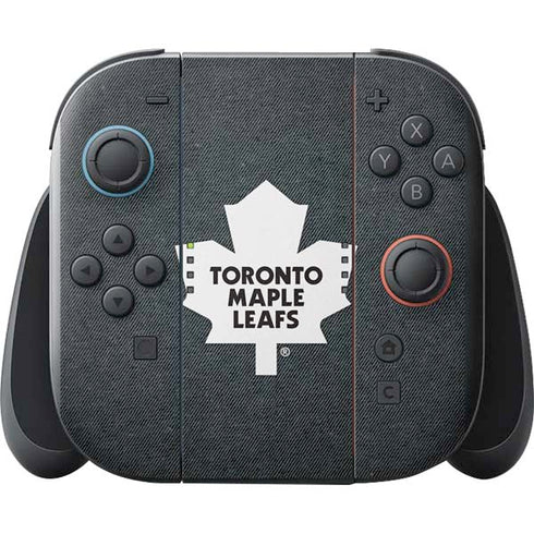 NHL Toronto Maple Leafs Black Background Nintendo Switch 2 (2025) with Joy-Con Skin