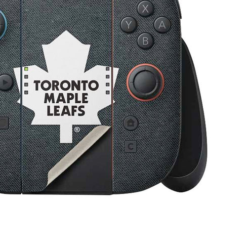NHL Toronto Maple Leafs Black Background Nintendo Switch 2 (2025) Joy-Con Controller Skin