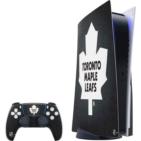 NHL Toronto Maple Leafs Black Background PlayStation PS5 Skins