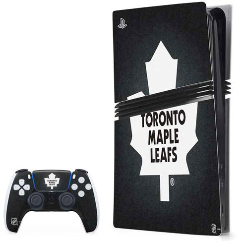 NHL Toronto Maple Leafs Black Background PlayStation PS5 Skins