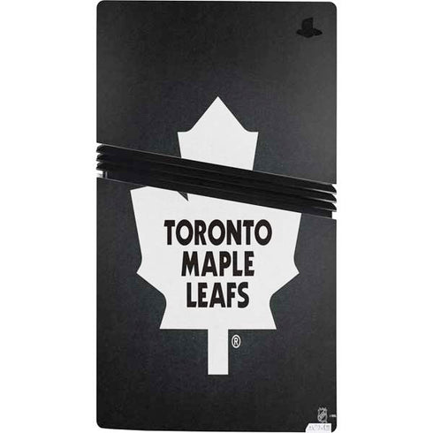 NHL Toronto Maple Leafs Black Background PS5 Pro Bundle Skin