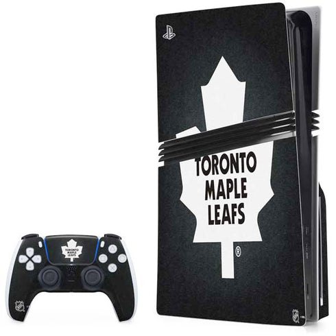 NHL Toronto Maple Leafs Black Background PlayStation PS5 Skins