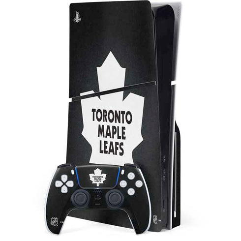 NHL Toronto Maple Leafs Black Background PlayStation PS5 Skins