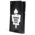 NHL Toronto Maple Leafs Black Background PS5 Slim Digital Edition Console Skin