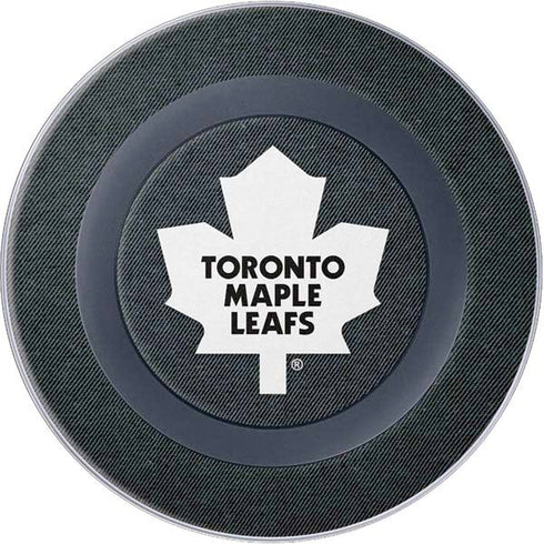 NHL Toronto Maple Leafs Black Background Wireless Charger Skin