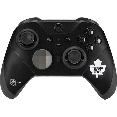 NHL Toronto Maple Leafs Black Background Xbox Elite Wireless Controller Series 2 Skin