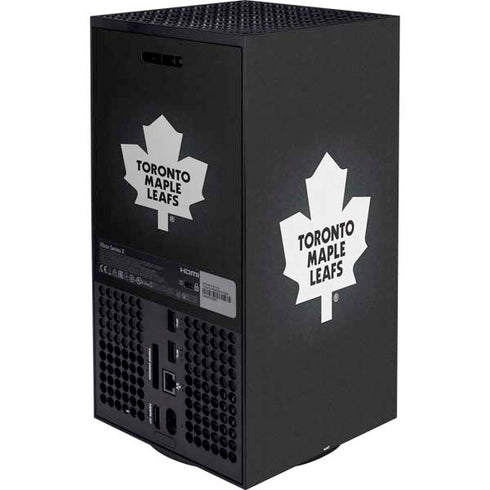 NHL Toronto Maple Leafs Black Background Xbox Series X Bundle Skin