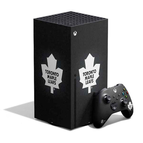 NHL Toronto Maple Leafs Black Background XBox Series X Digital Edition Bundle Skin