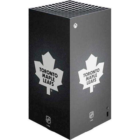 NHL Toronto Maple Leafs Black Background XBox Series X Digital Edition Console Skin