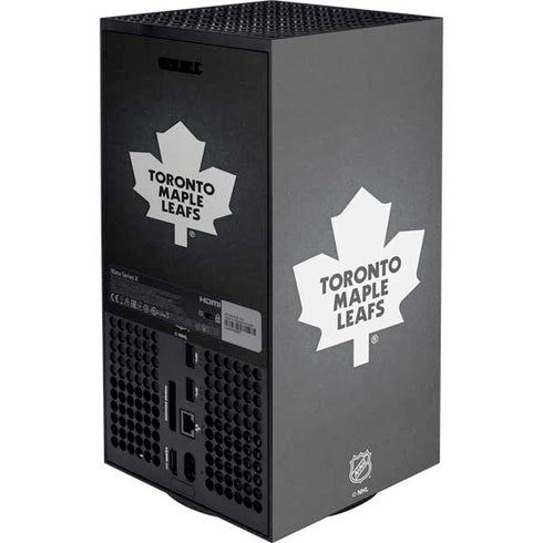 NHL Toronto Maple Leafs Black Background XBox Series X Digital Edition Console Skin