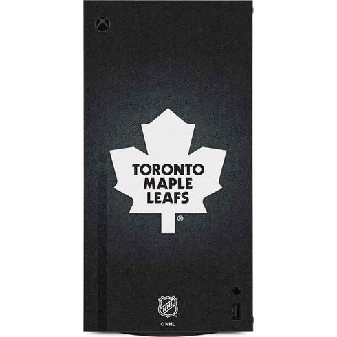 NHL Toronto Maple Leafs Black Background XBox Series X Digital Edition Console Skin