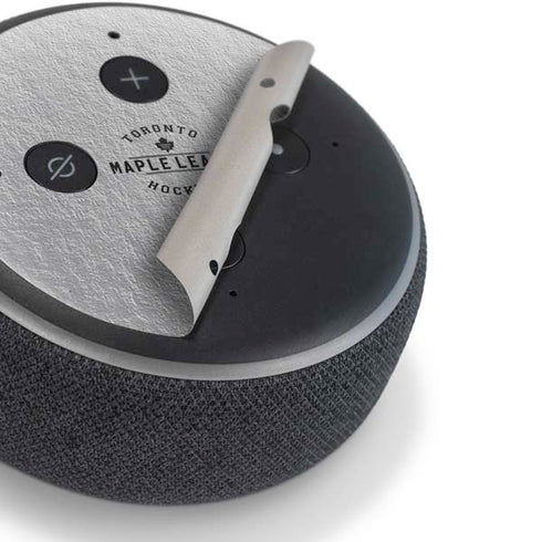 NHL Toronto Maple Leafs Black Text Amazon Echo Dot Skin