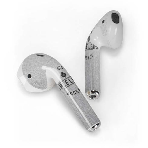 NHL Toronto Maple Leafs Black Text Apple AirPods Skin