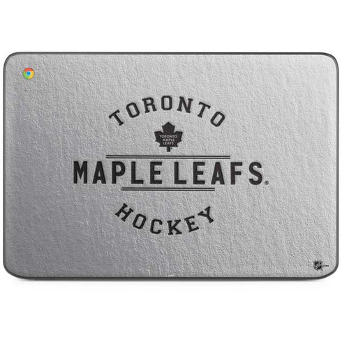 NHL Toronto Maple Leafs Black Text HP Chromebook Skin