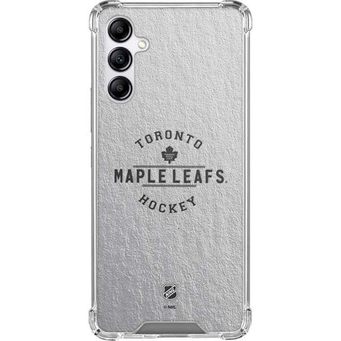 NHL Toronto Maple Leafs Black Text Gabb Phone 4 Clear Case