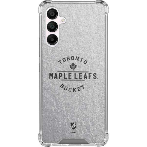 NHL Toronto Maple Leafs Black Text Galaxy A16 5G Clear Case