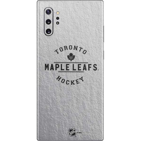 NHL Toronto Maple Leafs Black Text Galaxy Note 10 Plus Skin