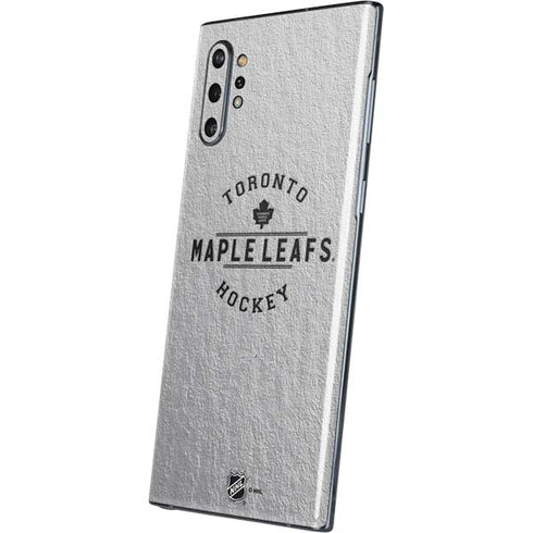 NHL Toronto Maple Leafs Black Text Galaxy Note 10 Plus Skin