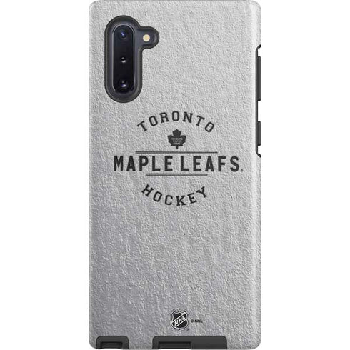 NHL Toronto Maple Leafs Black Text Galaxy Cases