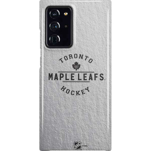 NHL Toronto Maple Leafs Black Text Galaxy Cases