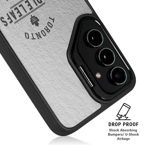 NHL Toronto Maple Leafs Black Text Galaxy S25 Kickstand Case