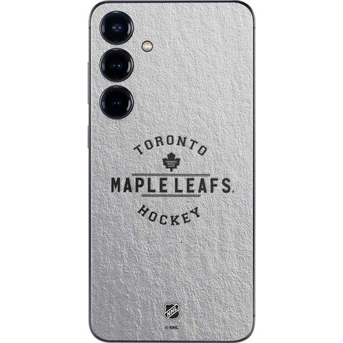 NHL Toronto Maple Leafs Black Text Galaxy S24 Plus Skin