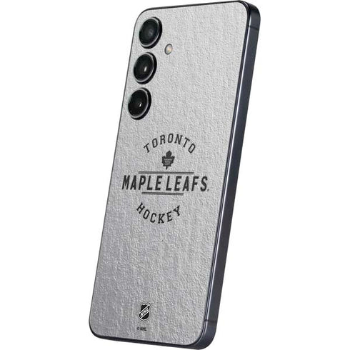 NHL Toronto Maple Leafs Black Text Galaxy S25 Plus Skin