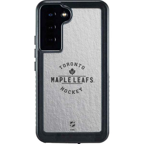 NHL Toronto Maple Leafs Black Text Galaxy S24 Plus Waterproof Case