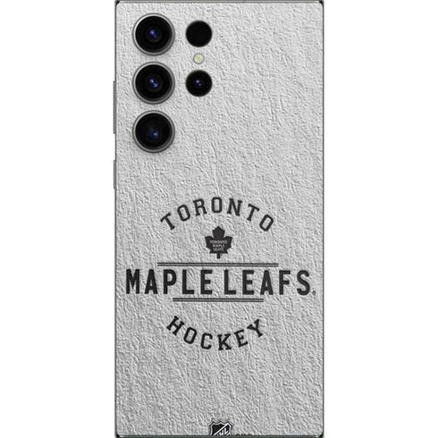 NHL Toronto Maple Leafs Black Text Galaxy S25 Ultra Skin