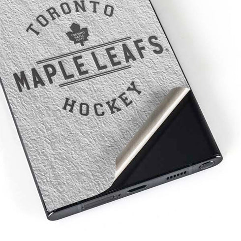 NHL Toronto Maple Leafs Black Text Galaxy S24 Ultra Skin