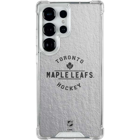NHL Toronto Maple Leafs Black Text Galaxy S25 Ultra Clear Case